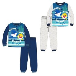 Pyjama long pour enfants Baby Shark dans un coffret cadeau 2-6 ans