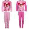 Pyjama long élégant pour enfants de 3 à 8 ans Barbie