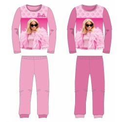 Pyjama long élégant pour enfants de 3 à 8 ans Barbie