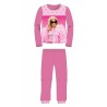 Pyjama long élégant pour enfants de 3 à 8 ans Barbie