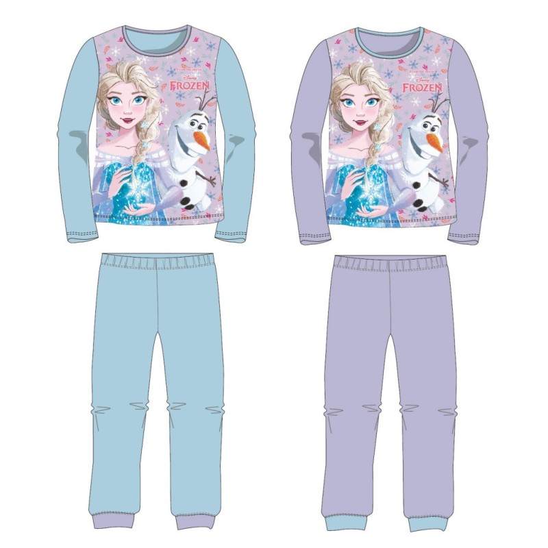 Pyjama long enfant Disney Frozen Elsa et Olaf 3-8 ans