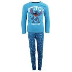 Pyjama long pour enfant Disney Lilo et Stitch Chilled Vibes 104-134 cm