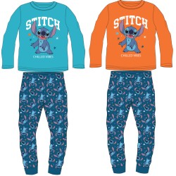 Pyjama long pour enfant Disney Lilo et Stitch Chilled Vibes 104-134 cm