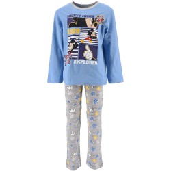 Pyjama long Disney Mickey pour enfants de 3 à 8 ans