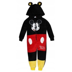 Pyjama long Disney Mickey Smile pour enfants, taille 3-8 ans