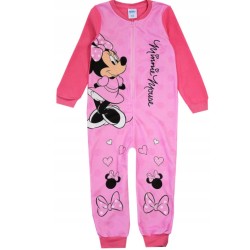 Pyjama long Disney Minnie pour enfants, taille 2 à 8 ans