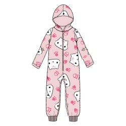 Pyjama long pour enfants Gabby's Dollhouse Cat, taille 3 à 8 ans