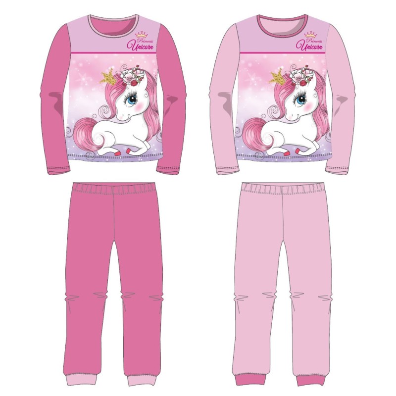 Pyjama long pour enfant Princesse Licorne 3-8 ans