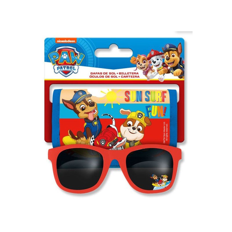 Paw Patrol sunglasses + wallet set