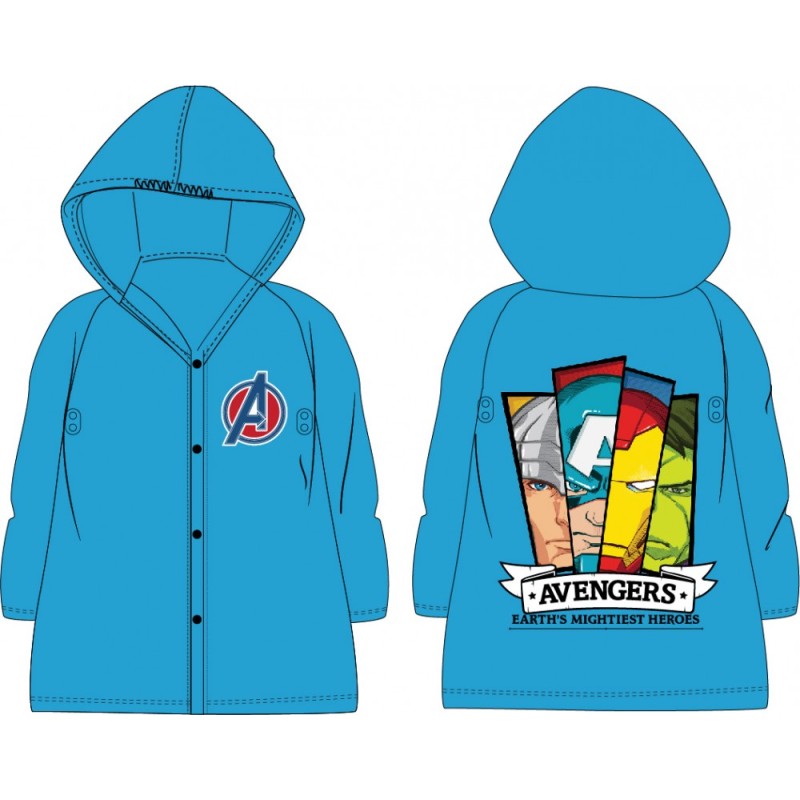 Avengers raincoat 98-128 cm