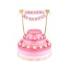 Happy Birthday Happy Birthday Light pink cake decoration 25 cm