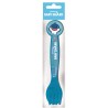 Baby Shark Blue Plastic Cutlery Set - 2 pieces