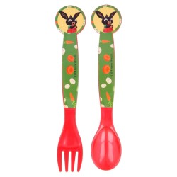 Bing Greens Plastic Cutlery Set - 2-piece