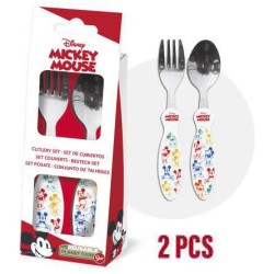 Disney Mickey  metal cutlery set - 2 pieces