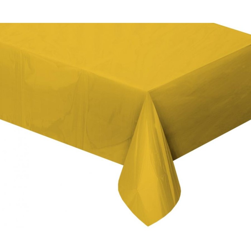 Nappe en feuille d'or métallisée couleur 137x183 cm