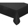 Nappe en feuille de couleur noir mat 137x183 cm