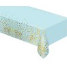 Nappe anniversaire B&C Gold Dots Bleu 137x183 cm