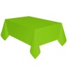 Nappe en papier couleur Kiwi, verte 137x274 cm