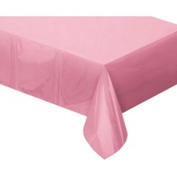 Nappe en feuille métallique rose 137x183 cm