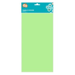 Nappe en papier vert clair 132x183 cm