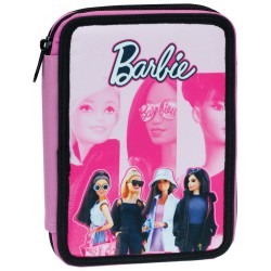 Barbie Chic pencil case filled 2 levels