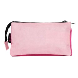 Barbie Pink 3-compartment pencil case 21 cm