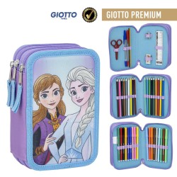 Trousse à crayons remplie Disney Frozen Sisters 3 pièces