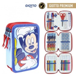 Disney Mickey  pencil case filled with 3 tiers