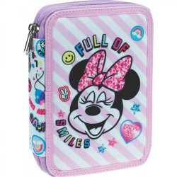 Trousse à crayons Disney Minnie Smiles, 2 niveaux