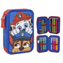 Paw Patrol filled pencil case, 2 compartments