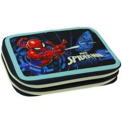 Spiderman Dark filled pencil case 2 levels