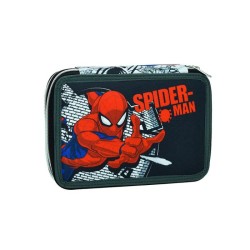 Spiderman Wall filled pencil case 2 storey