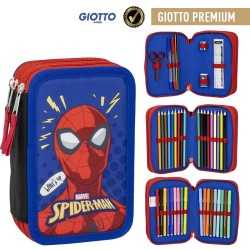 Trousse à crayons remplie de 3 pièces Spiderman What's Up