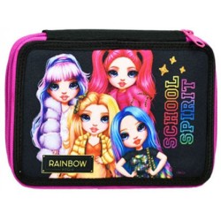 Rainbow High School 2-tier filled pencil case