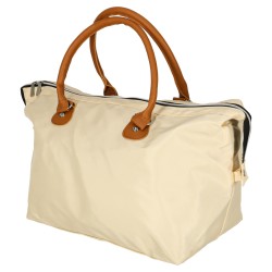 Sac cabas avec pochette beige