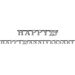 Wedding 25th Anniversary, Wedding Anniversary Banner 300 cm