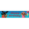 Panneau d'anniversaire holographique rouge Bing 270 cm