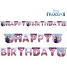 Lettrage Joyeux Anniversaire Disney Frozen Leaf 200 cm