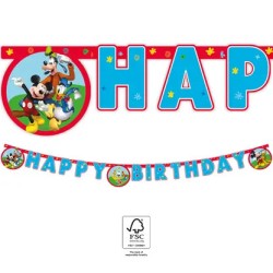 Disney Mickey  Rock the House Happy Birthday Sign FSC 2 m