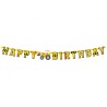 Construction Building Blocks Happy Birthday Banner 220 cm