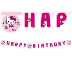 Lettrage Happy Birthday Hello Kitty Fashion FSC 2 m