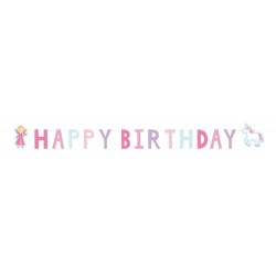 Princess Spell Princess Happy Birthday Banner 150 cm