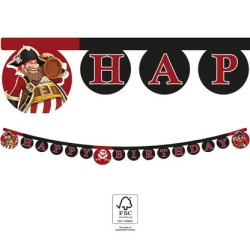 Pirate Island Happy Birthday Sign FSC 2 m