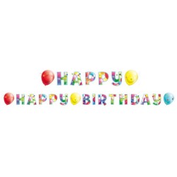 Balloon Happy Birthday sign 174 cm