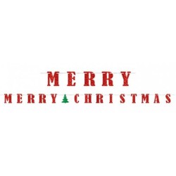 Christmas Merry Christmas paper sign 365.7 cm