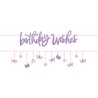 Butterfly Flutter 2-piece glitter sign 365 cm