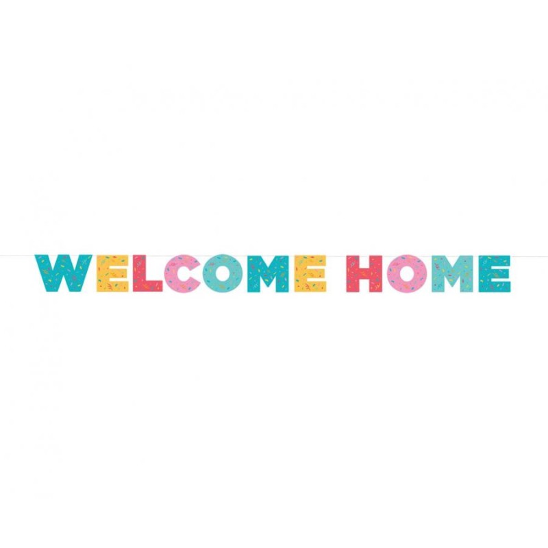 Colour Welcome Home sign 250 cm