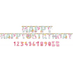 Unicorn Magical Happy Birthday Giant Sign 320 cm