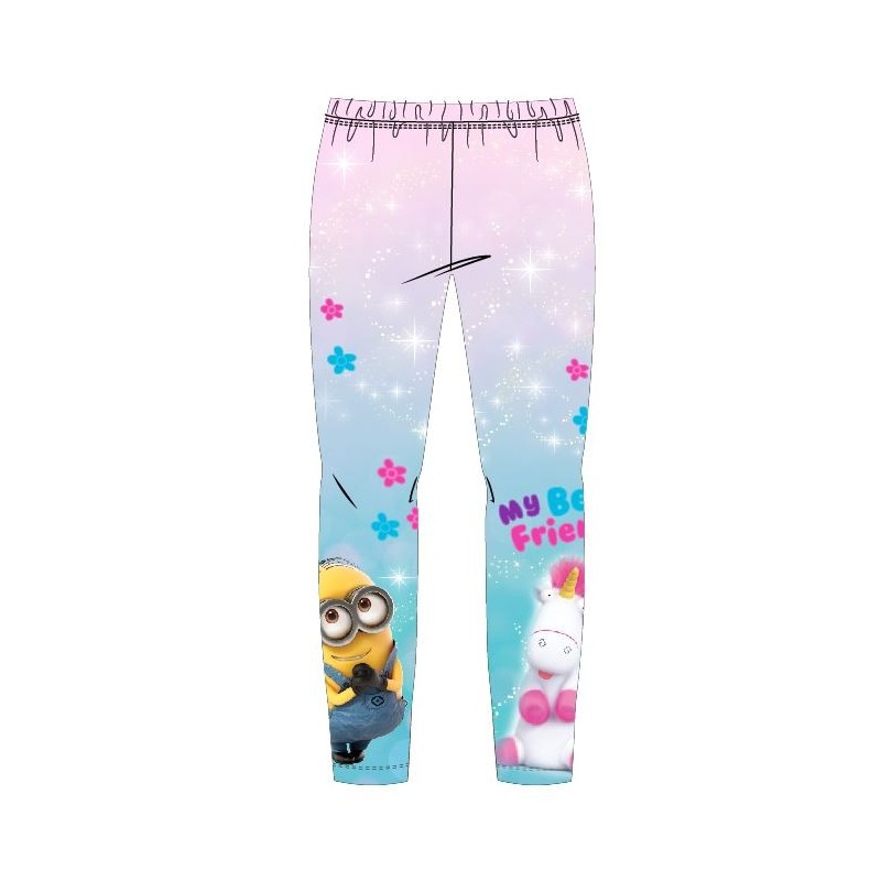 Minions Unicorn Friend kids leggings 98-128 cm