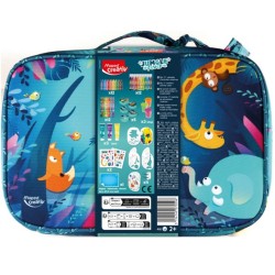 Valise créative avec accessoires d'art
